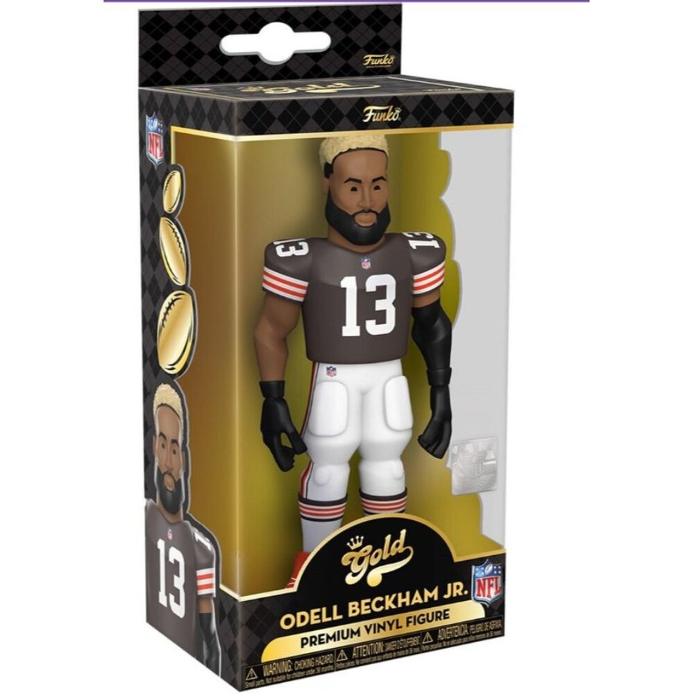 NFL Funko Browns Odell Beckham Jr. CHASE Vinyl Gold Figure